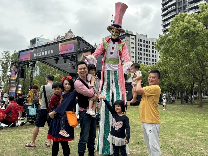 竹北兒藝節開幕 打造星際探險奇幻村