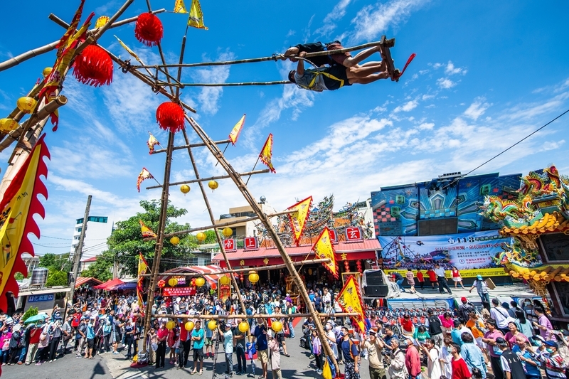 嘉義市鞦韆節登場 36名選手比技藝膽識