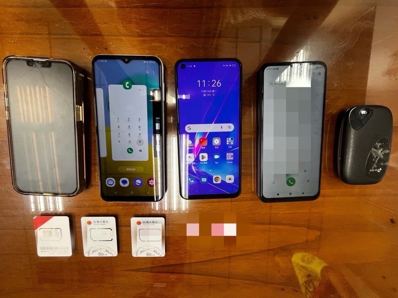 詐團「釣魚簡訊」騙個資盜刷信用卡 中市警逮6人