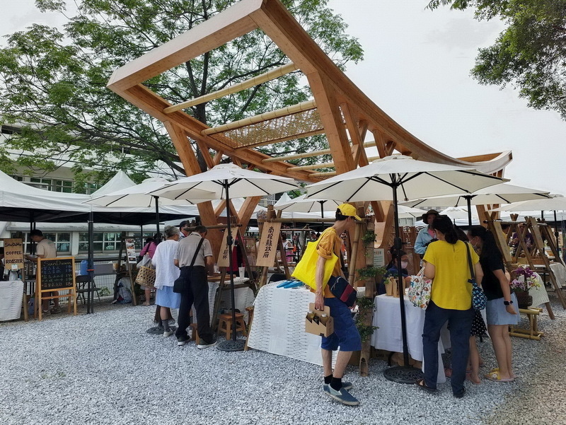 南投草鞋墩雅舍辦「竹好市」 體驗竹子多元用途