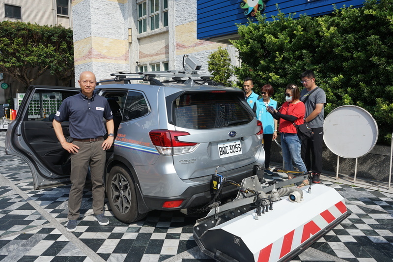 日本透地雷達探測車抵達 免費為花蓮道路健檢