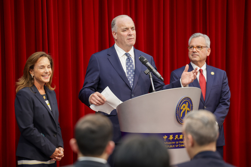 美眾議員:繁榮台灣是成功故事 更是印太穩定力量