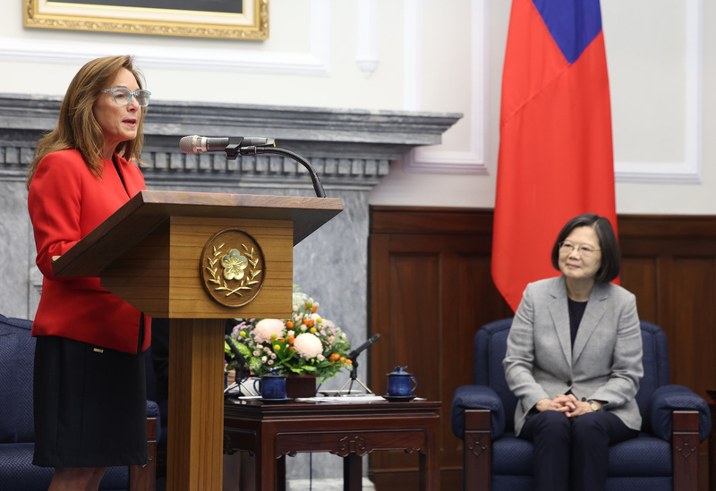 接見美眾議院跨黨派訪團 蔡總統：持續壯大民主陣營