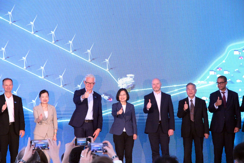 沃旭第一階段離岸風場完工 總統：奠定淨零競爭力