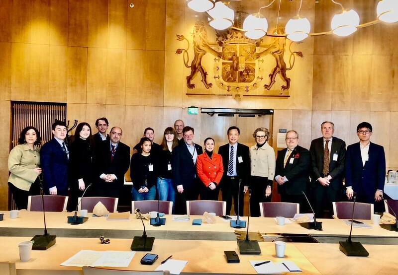 駐瑞典代表應邀演說 籲各界支持台灣參與WHO