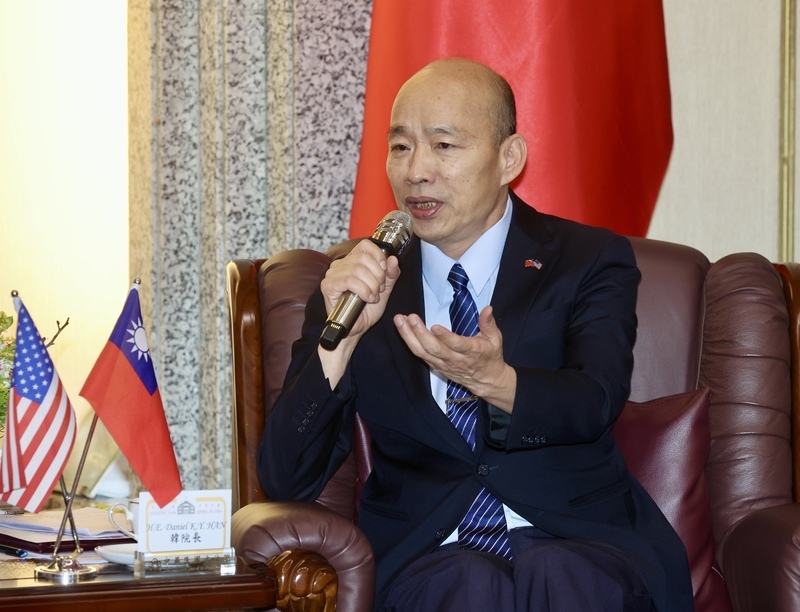 韓國瑜接見美國民主黨州主席協會 感謝美對台友誼