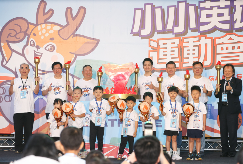 小小英雄運動會開幕 鄭文燦勉勵全力以赴