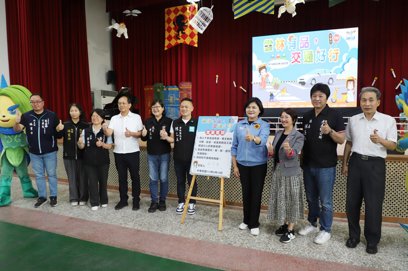 宣導遵守交通規則 張麗善與師生有約守護生命安全