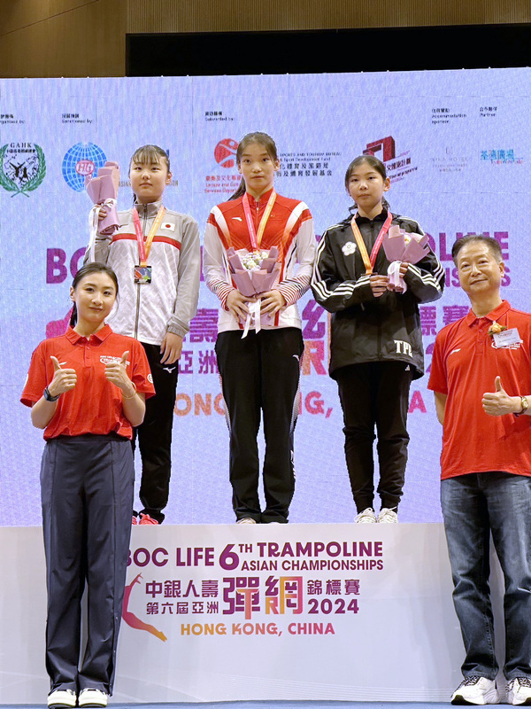 亞洲彈翻床錦標賽 薛家姊弟替台灣帶回1銀1銅