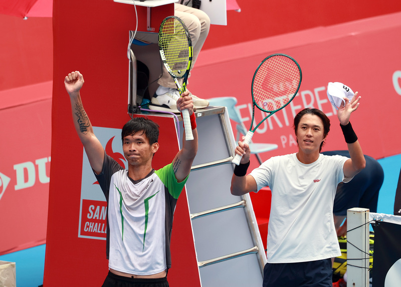 何承叡攜韓籍搭檔南智星 晉三太子盃男雙冠軍戰
