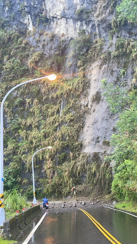 嘉義縣山區大雨 造成道路中斷已派工搶修