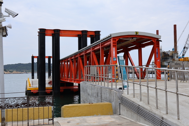 配合南竿福澳港新浮動碼頭完工 上下船位置調整