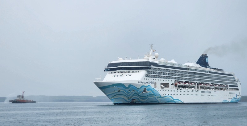 澎湖發展郵輪觀光 迎來7.5萬噸挪威「奮進號」