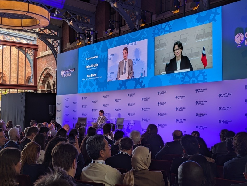 蕭副總統：台灣放眼全球並盼與中國維持穩定經貿關係