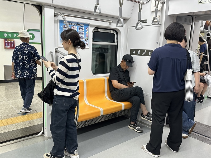 好意還是強迫 韓國博愛座引世代性別對立