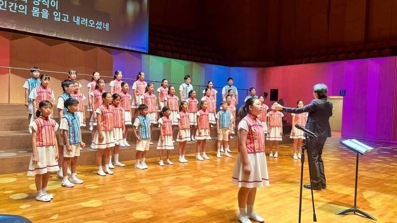 台北華新兒童合唱團 赴韓演出傳遞和平訊息