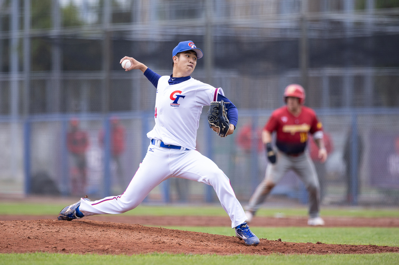 哈連盃棒球賽張峻瑋先發飆154公里 台灣勝西班牙