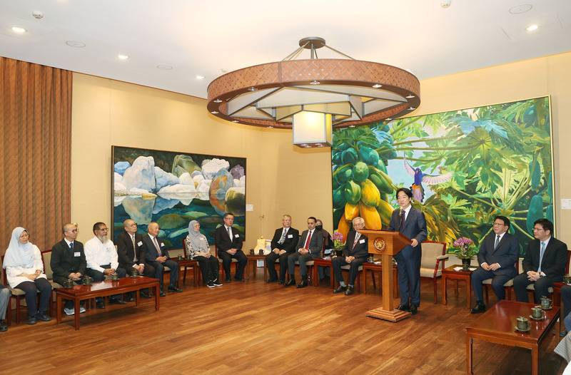 賴總統接見回教朝覲團 盼穆斯林體驗台灣善良美好