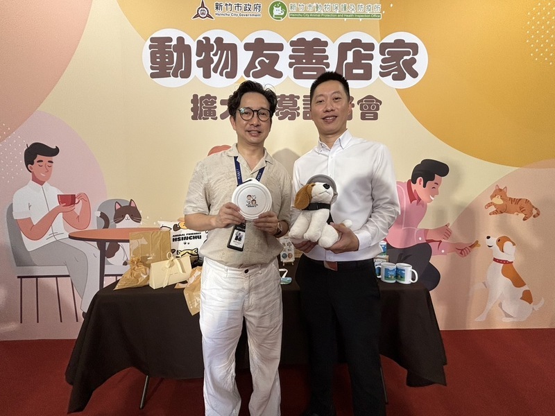 竹市打造動物友善環境 促可帶毛小孩進店消費