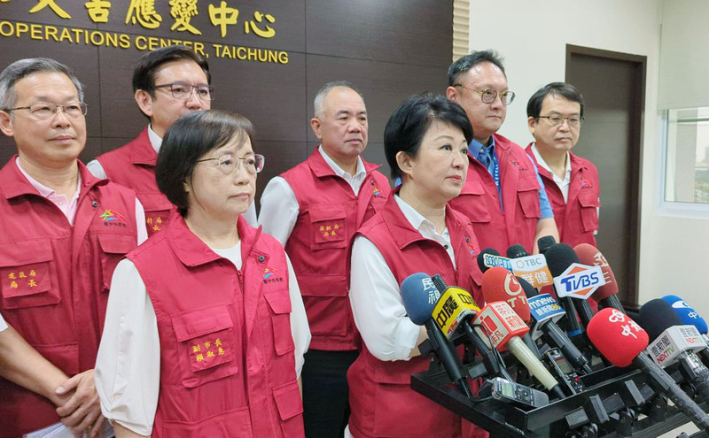 颱風凱米來襲盧秀燕訪美折返 綠營議員批不應出發