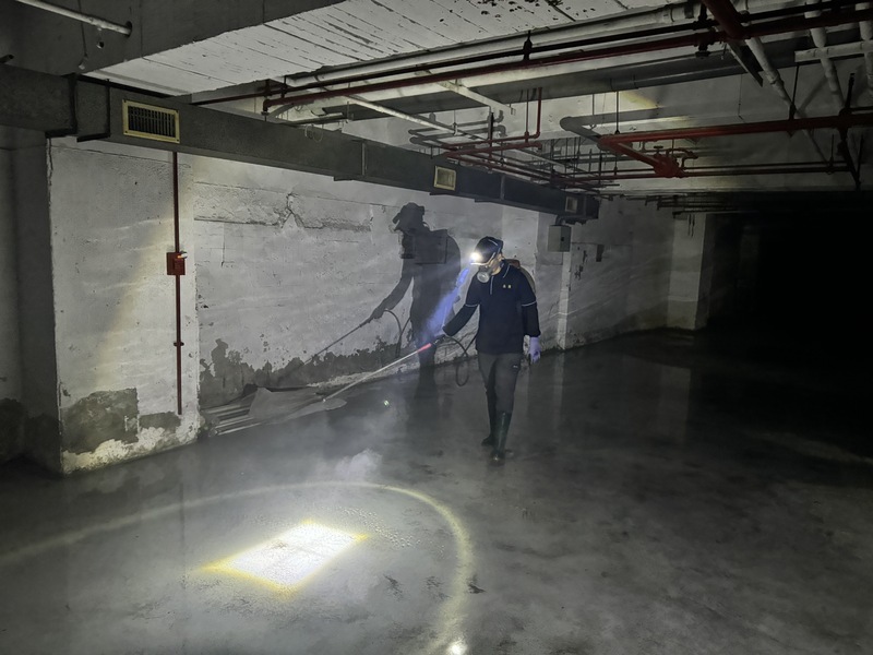 淹水後防疫病 高市府針對874處積水場域投噴藥