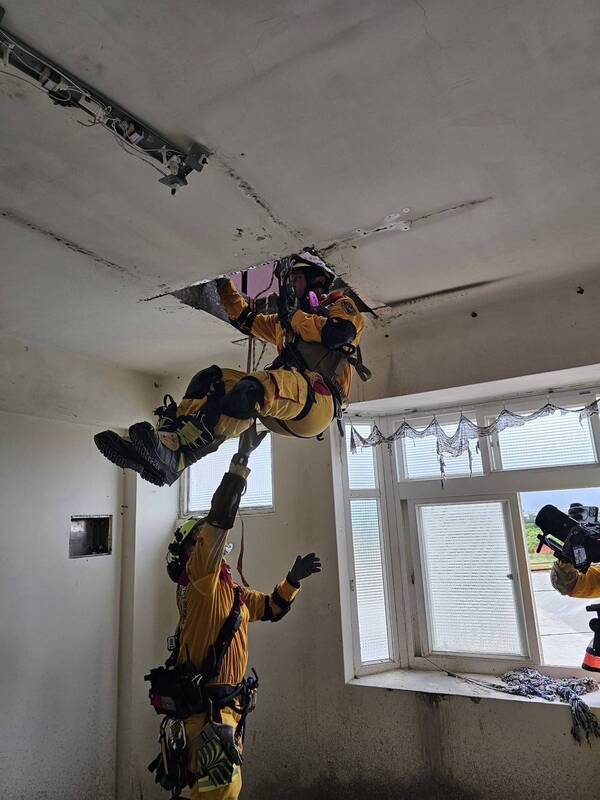 模擬大地震 中、重型搜救隊36小時聯合演習