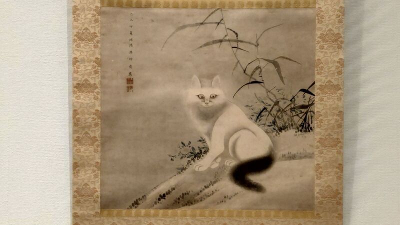 故宮南院展琉球「神貓圖」 參觀者絡繹不絕
