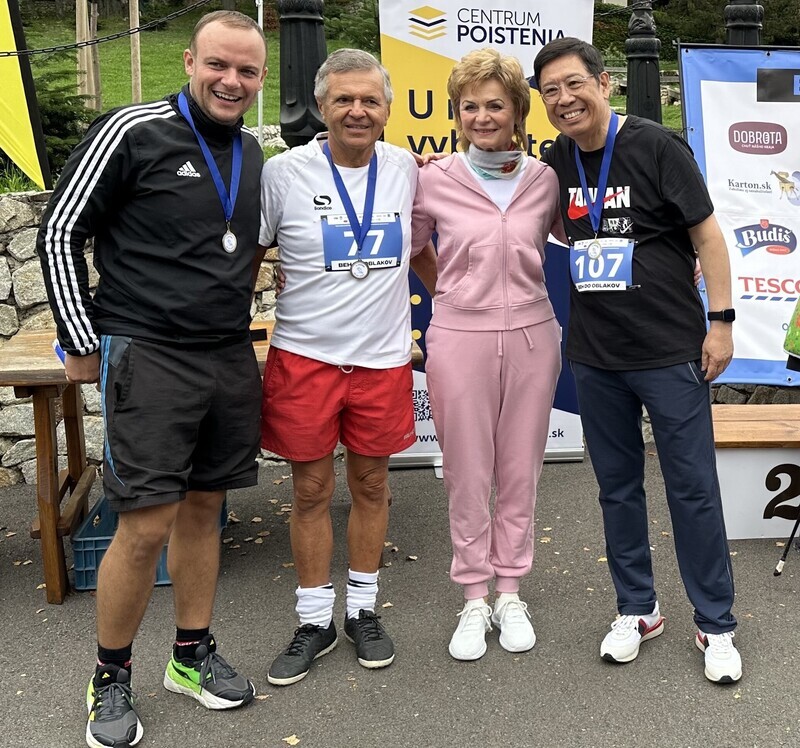 駐斯洛伐克代表處參與馬拉松 推動草根外交