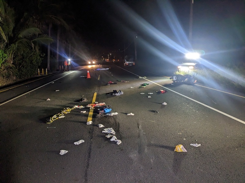 台東深夜行人遭機車撞倒 隨後被自小客車輾斃