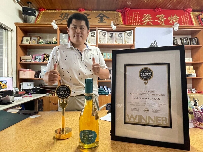 富里六十石山茶製氣泡飲 蜜香紅茶躍國際精品行列