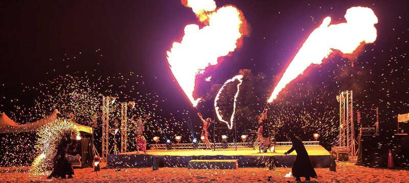 澎湖鹹水煙藝術季 火舞秀表演震撼