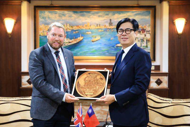 蘇格蘭議員拜會陳其邁 持續推動雙方實質合作