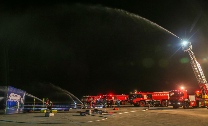 桃機晚間空難防救演習 強化全天候時段救災能力