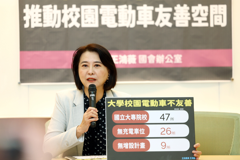 藍委籲推校園電動車友善空間 教育部：會和學校溝通