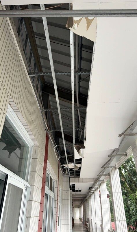 嘉義地震6村落21戶屋損 中埔國中5教室毀壞封閉