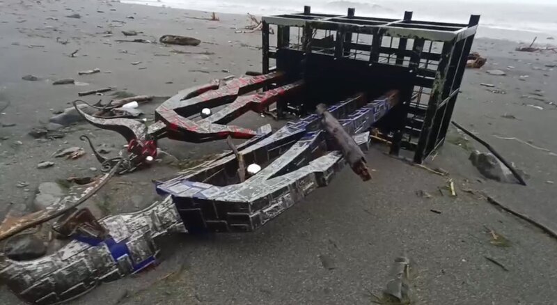 颱風再毀「是那裡嗎」 南迴藝術季海岸裝置5件剩3件