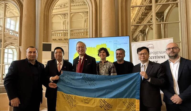 台灣援助烏克蘭受肯定 吳志中斯洛伐克分享成果