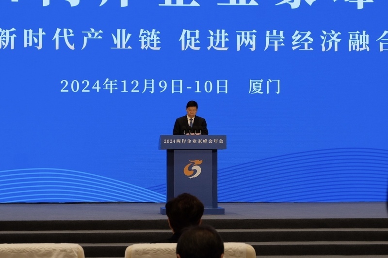 兩岸企業家峰會 王滬寧重申堅持九二共識