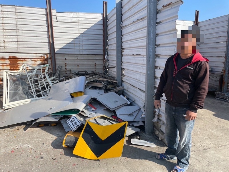 嘉縣400多面道路標誌失蹤 警方追到屏東逮竊嫌