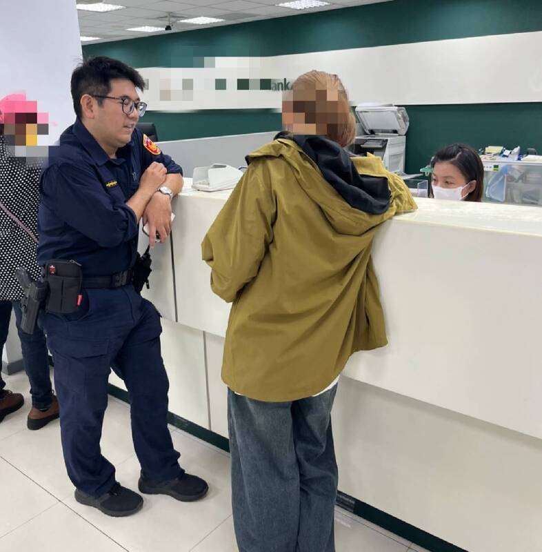 台中婦投資互助會欲匯款 銀行電腦警示阻詐
