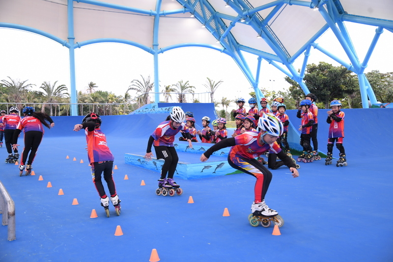 太平洋公園極限運動場啟用 花縣府盼好手競技交流