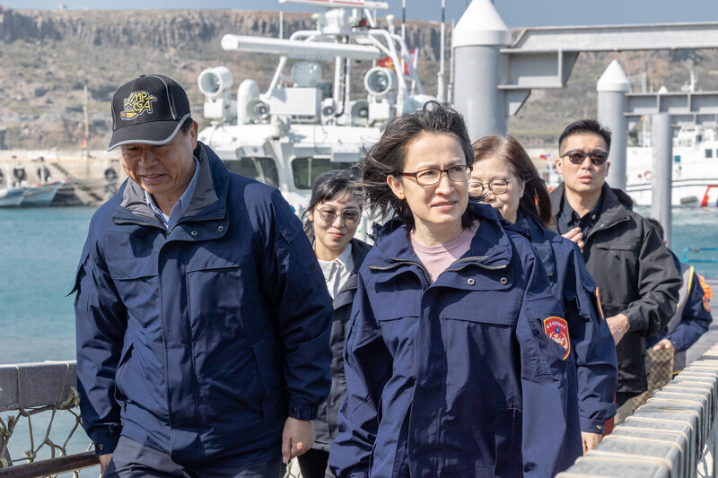 蕭副總統勉勵澎湖地區海巡單位 感謝守護藍色國土