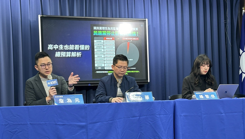 總預算三讀遭砍2075億 國民黨：人民福利不受影響