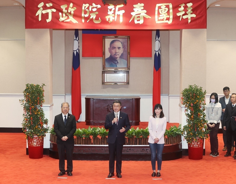 政院新春團拜 卓榮泰盼化解政治僵局