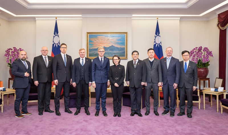 副總統接見愛沙尼亞國會訪團 盼未來有更多合作機會