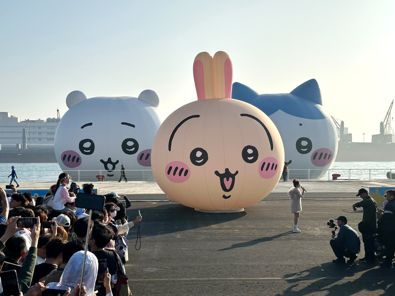 高雄「吉伊卡哇」3可愛合體說再見 共吸逾600萬人潮