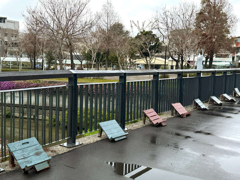 豐原葫蘆墩公園滿布拉筋板 中市府移除助另覓場地