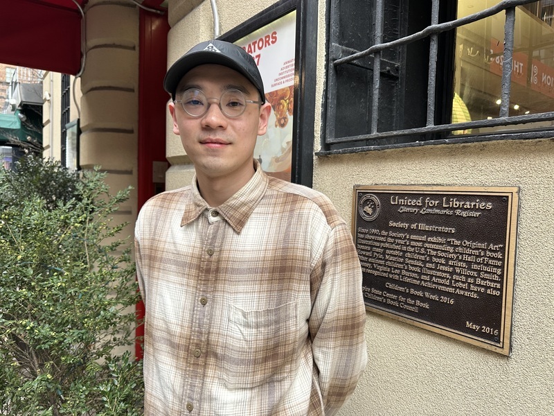 游承勳獲美插畫廣告銀獎 紐約展出畫作