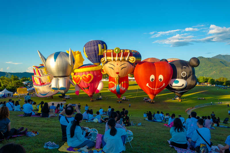 熱氣球故鄉台東鹿野高台等5處 入選台灣觀光100亮點