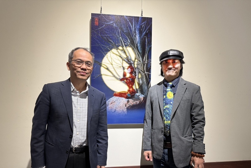 王瑋名藝術展港區藝術中心展出 水墨躍進數位